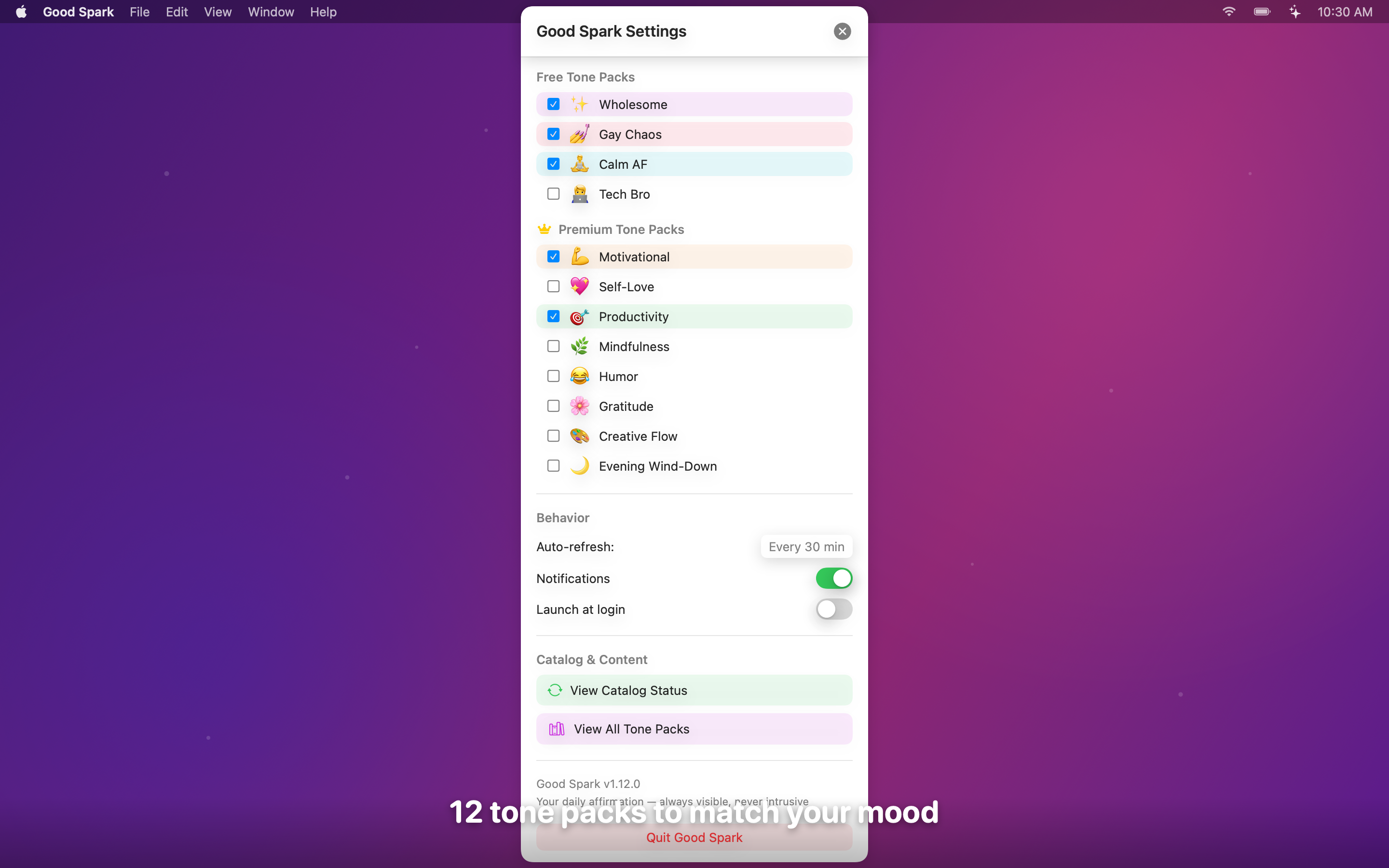 Good Spark - Affirmations screenshot 8