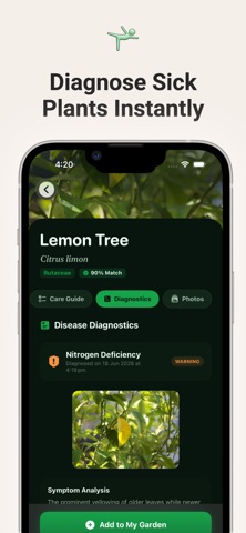 Plant Finder by Photo iPhone screenshot