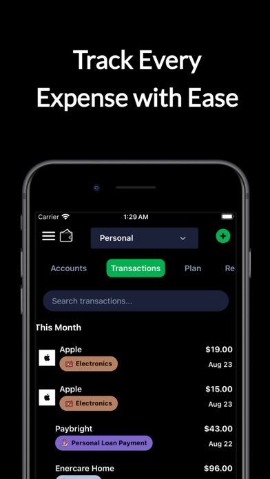 Wally AI: Money Manager iPhone screenshot