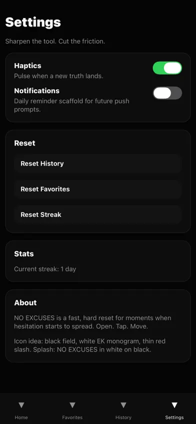 NO EXCUSES DAILY screenshot 3