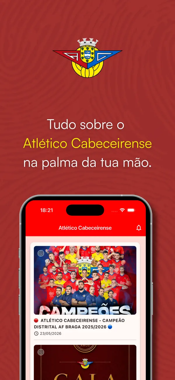 Screenshot #1 pour Atlético Cabeceirense App