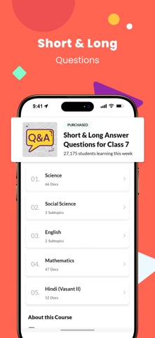 Class 7 CBSE NCERT & Maths App Screenshot 4 of 8