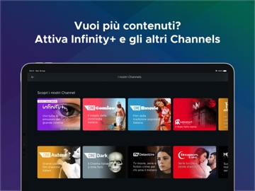 Mediaset Infinity Italia iPad screenshot 9