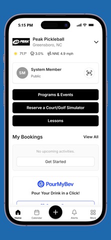 Peak Pickleball Greensboro screenshot