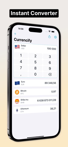 Currencify iPhone screenshot