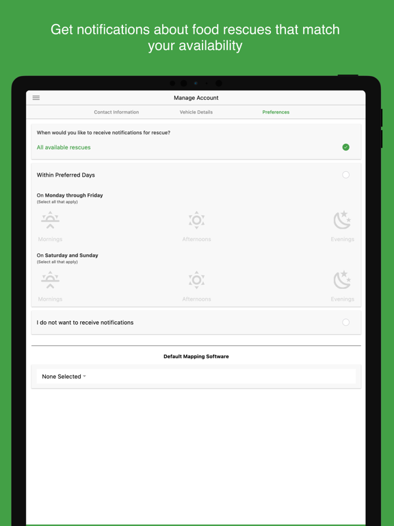 Philly Food Rescue iPad screenshot 2 - Food & Drink app