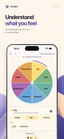 Chutko — Emotion Journal Screenshot 1 of 7