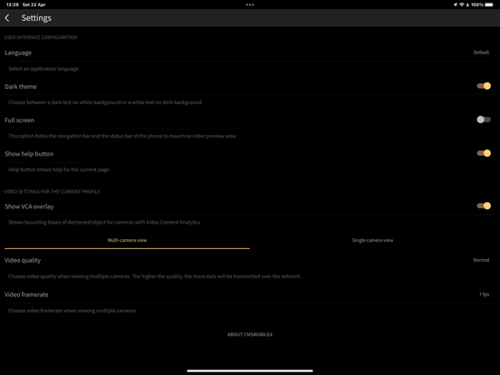 CMS Mobile 4 iPad screenshot 4 - Utilities app