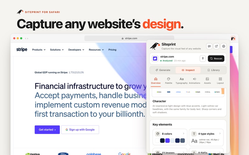 Siteprint: Design to Prompt screenshot 1