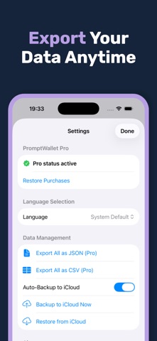 PromptWallet: Prompt Manager Screenshot 4 of 5