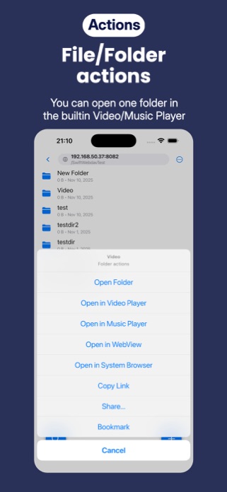 Zwind - WebDAV Server & Player Screenshot 6 of 10