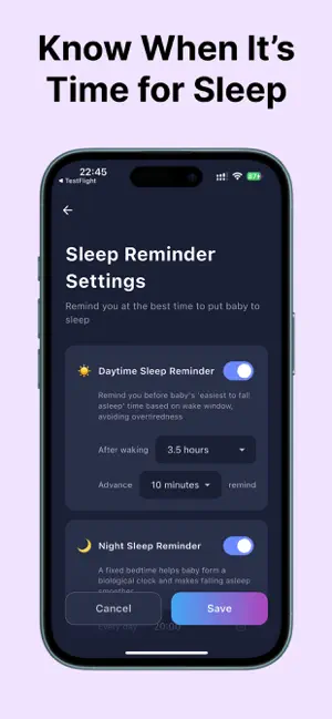 Baby Sleep Reminder screenshot 3