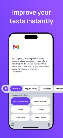 Omera: AI Writing Keyboard Screenshot 2 of 7