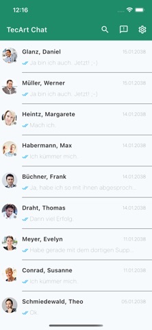 TecArt Chat Screenshot 2 of 4