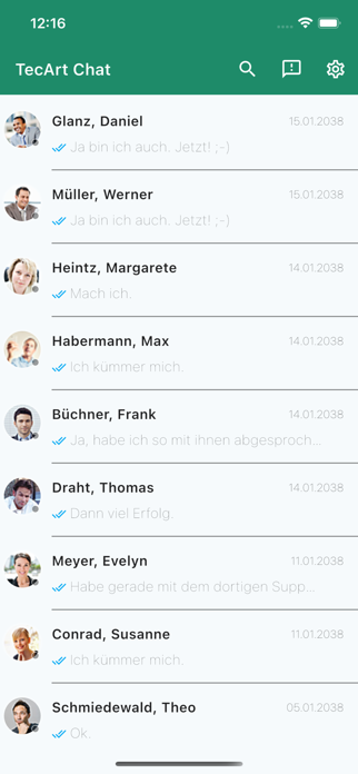 TecArt Chat Screenshot 2 of 4