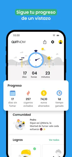 Captura de pantalla de QuitNow! PRO en iPhone 2