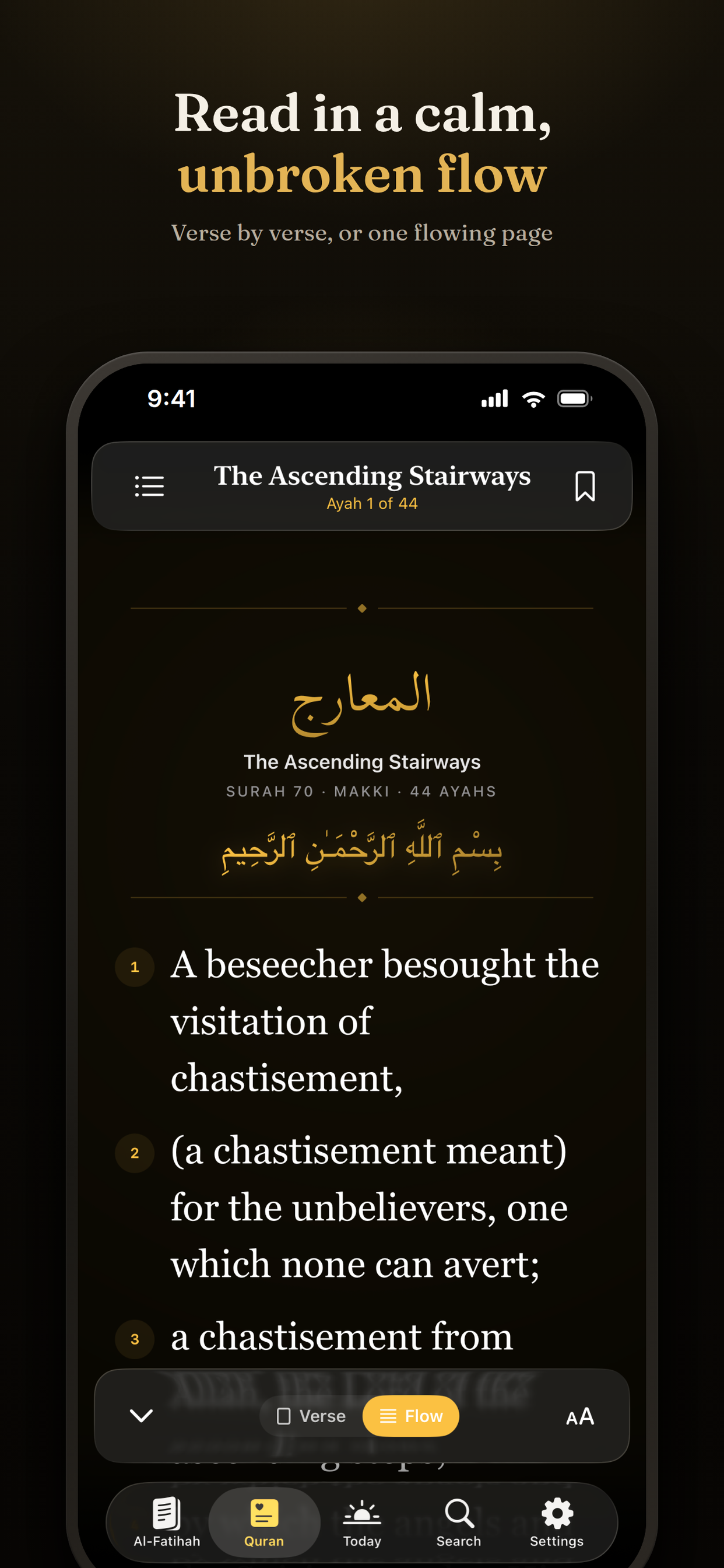 Opening: Quran & Prayer Times screenshot 7