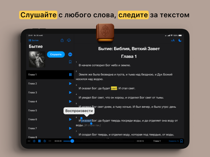 Bible: Listen & Read (Russian) screenshot 7