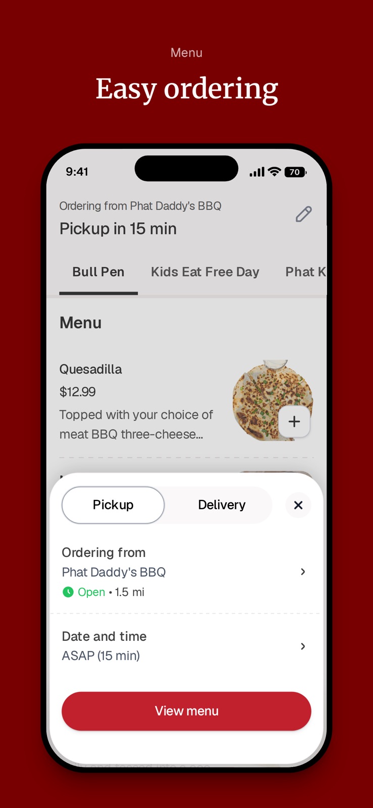 Phat Daddy's BBQ iphone screenshot 3