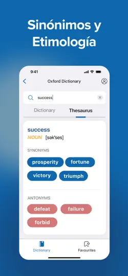 Captura de pantalla de Oxford Dictionary - Inglés-ES en iPhone 4