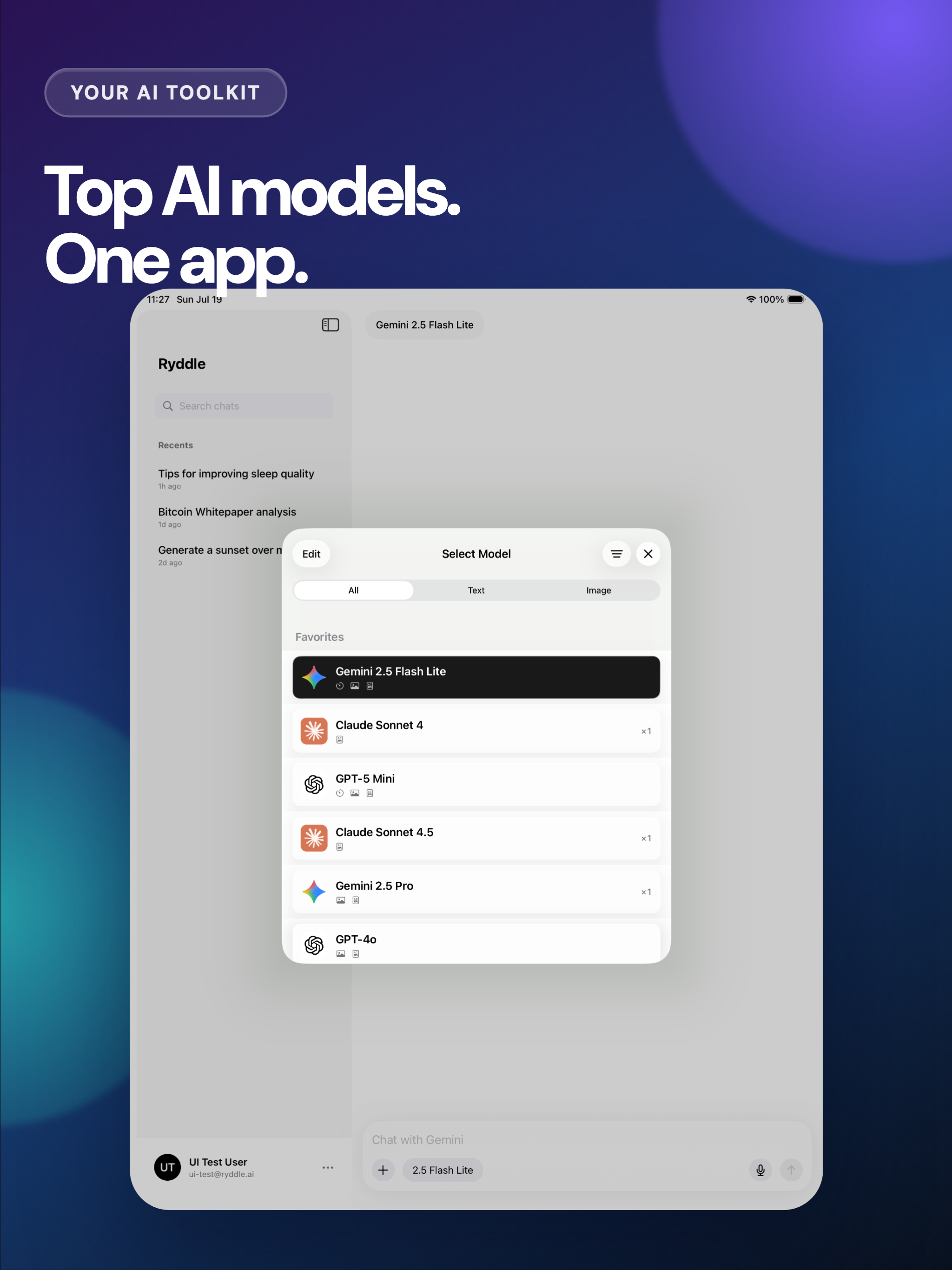Ryddle – Access All AI Models screenshot 7