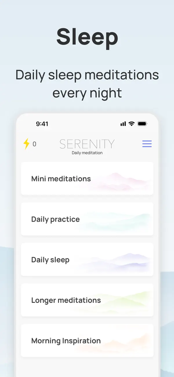 Serenity app screenshot 3
