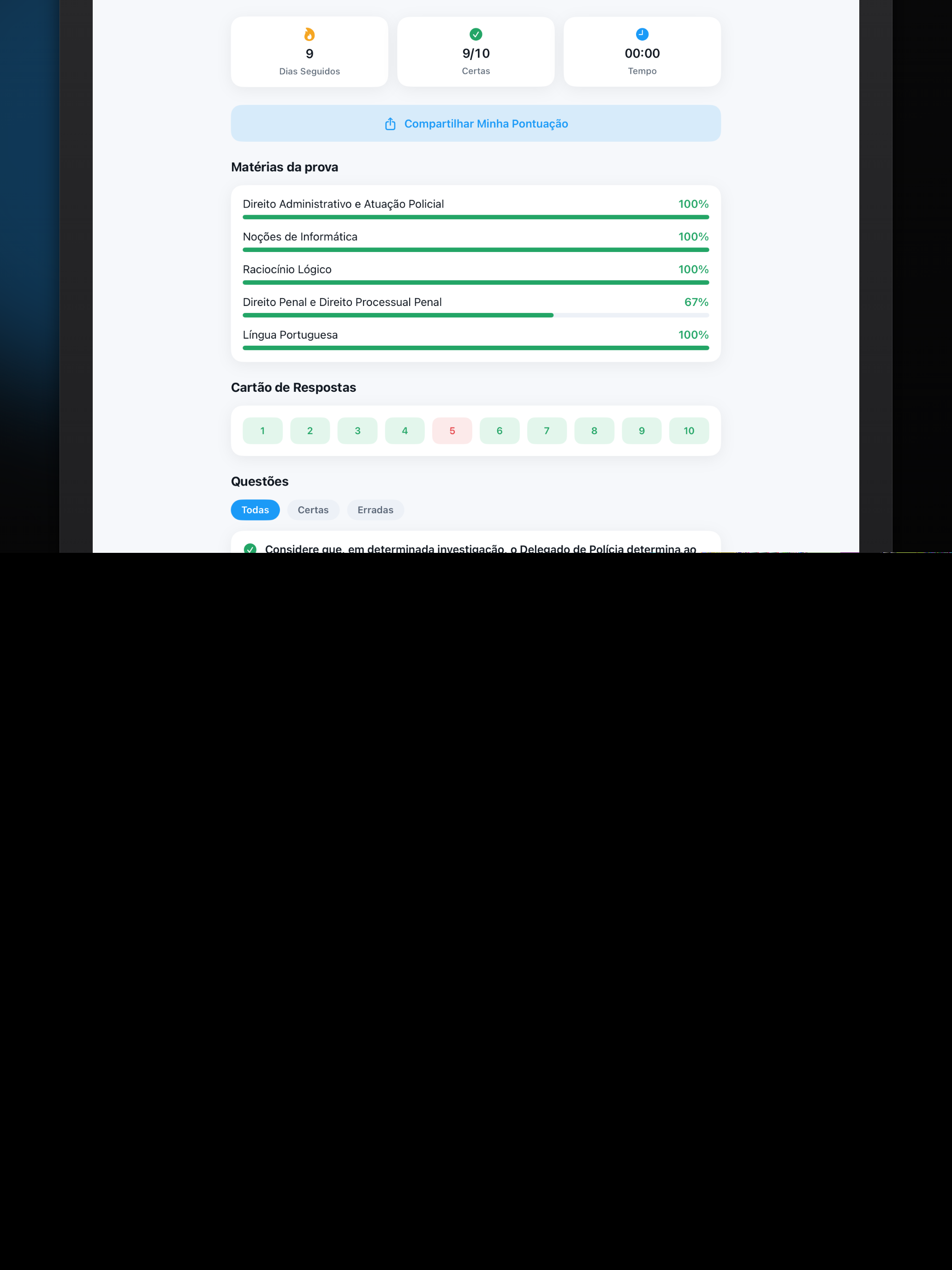Detective Police Test Prep BR screenshot 9
