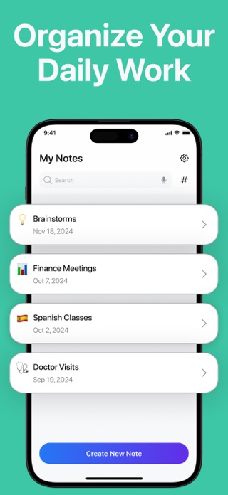 Pex AI Note Taker Notebook App Screenshot 4 of 5