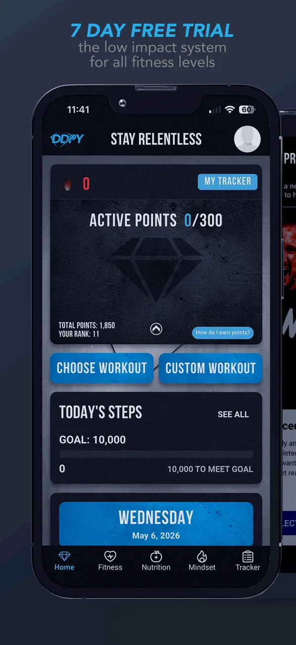Screenshot #1 pour DDP Yoga Fitness & Motivation