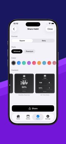 Dotly - Habit Tracker Screenshot 3 of 10