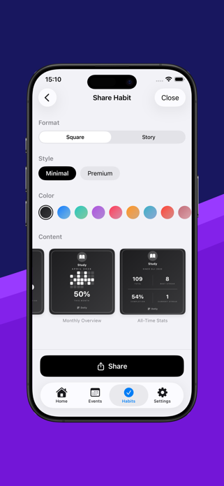 Dotly - Habit Tracker Screenshot 3 of 10