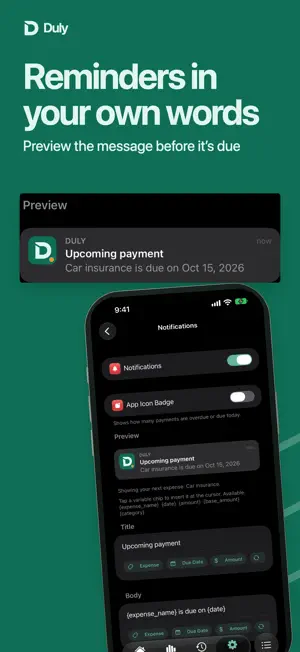 Duly: Subscription Tracker screenshot 2