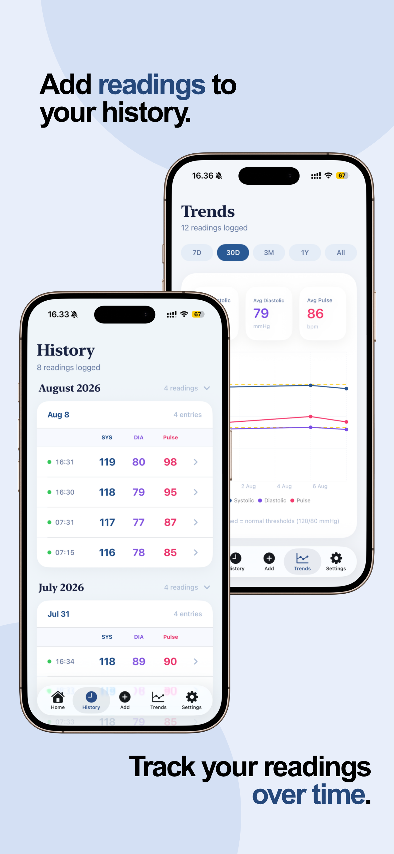 Tensie: AI Blood Pressure Log screenshot 3