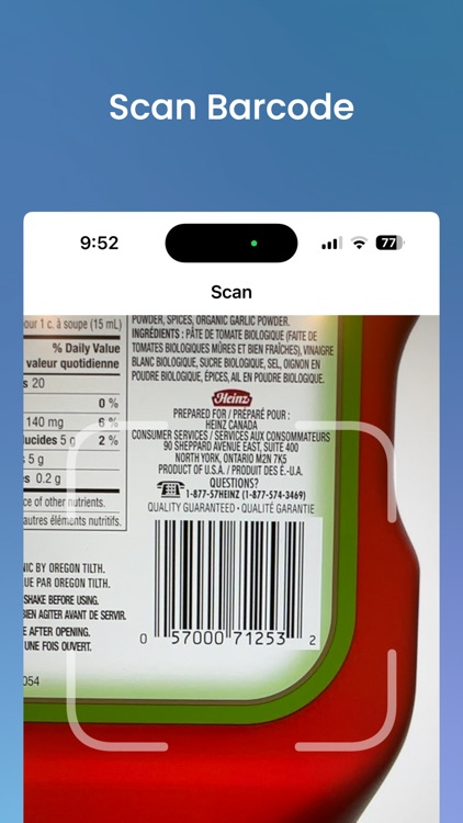 QR Code Scanner · Barcode