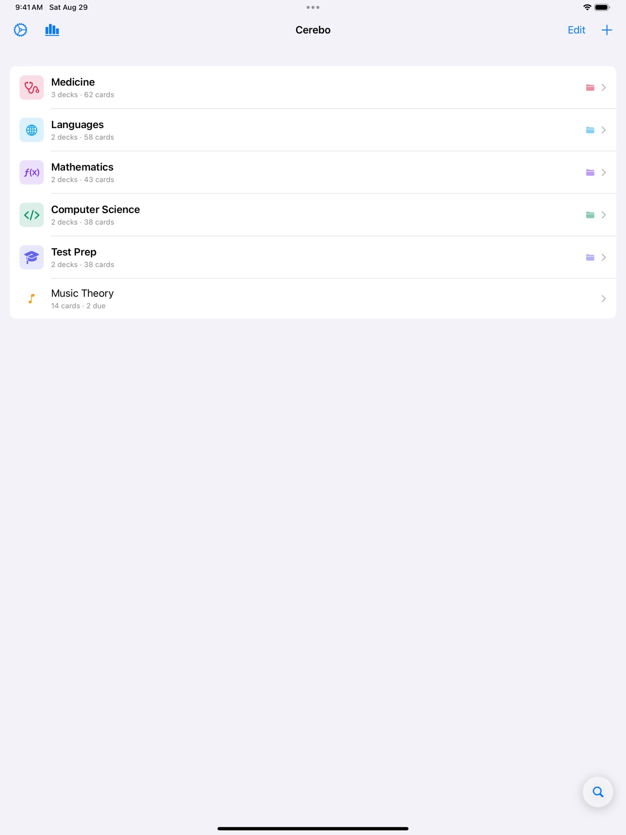 Screenshot 7 of Cerebo: Flashcards & Study