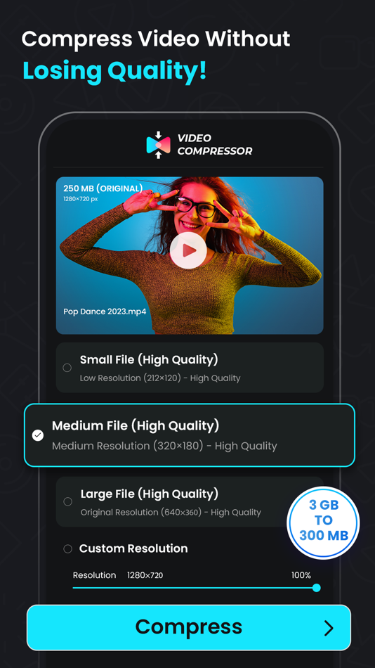 #2. Video Compressor and Converter (iOS) 由: Technozer Solution