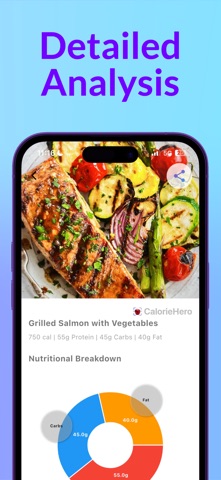 CalorieHero iPhone screenshot
