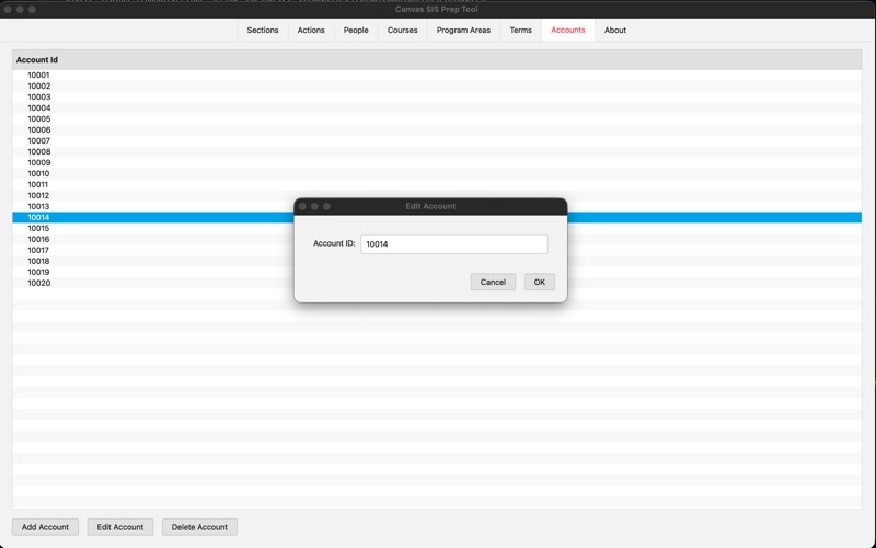App screenshot
