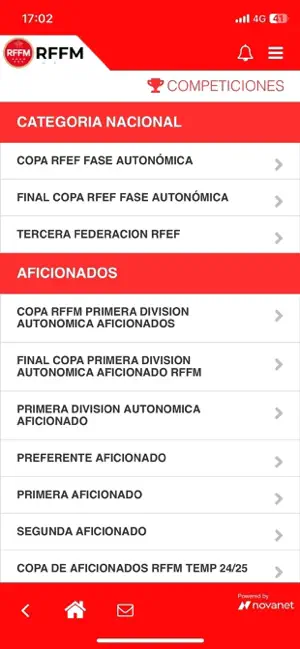 Intranet RFFM screenshot 4
