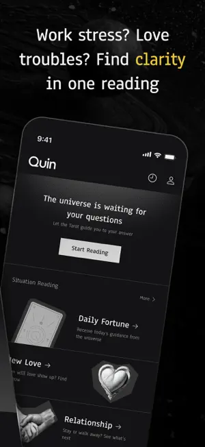 Quin : AI Tarot Reading screenshot 2