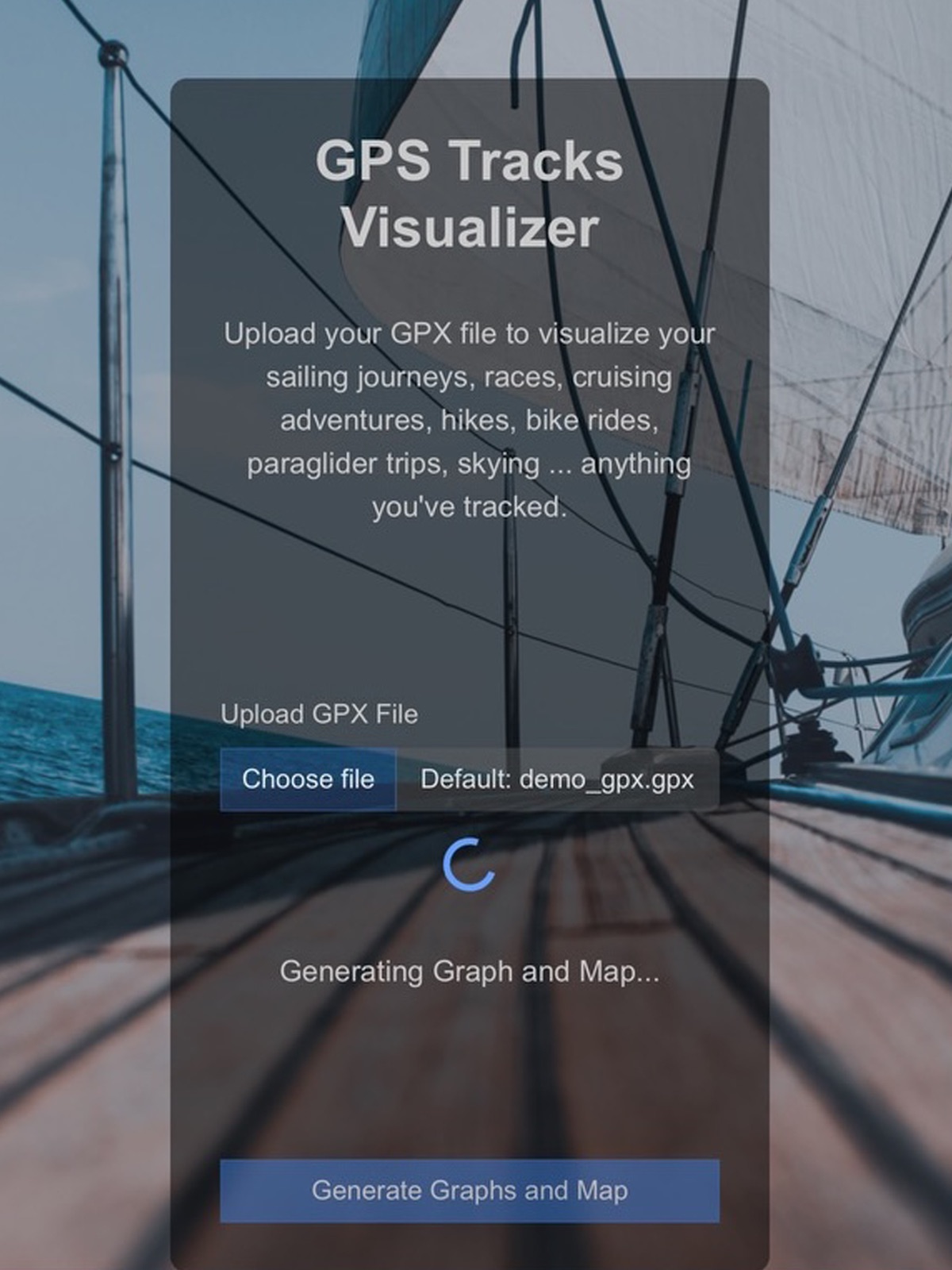 GPX Visualizer ipad screenshot 3