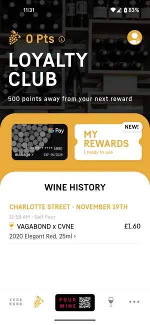 Vagabond Wines iPhone screenshot 1