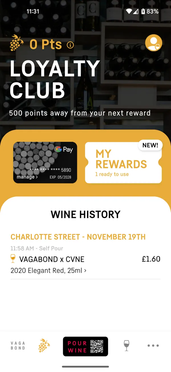 Screenshot #1 pour Vagabond Wines