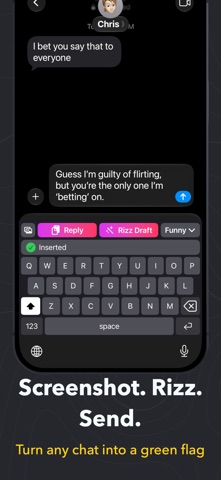 Flirty AI Keyboard: RizzPilot Screenshot 2 of 3