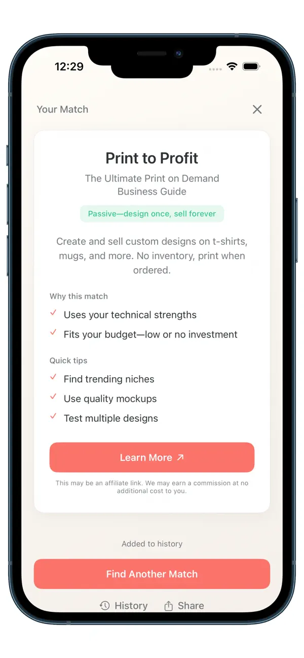Screenshot #2 pour Side Hustles