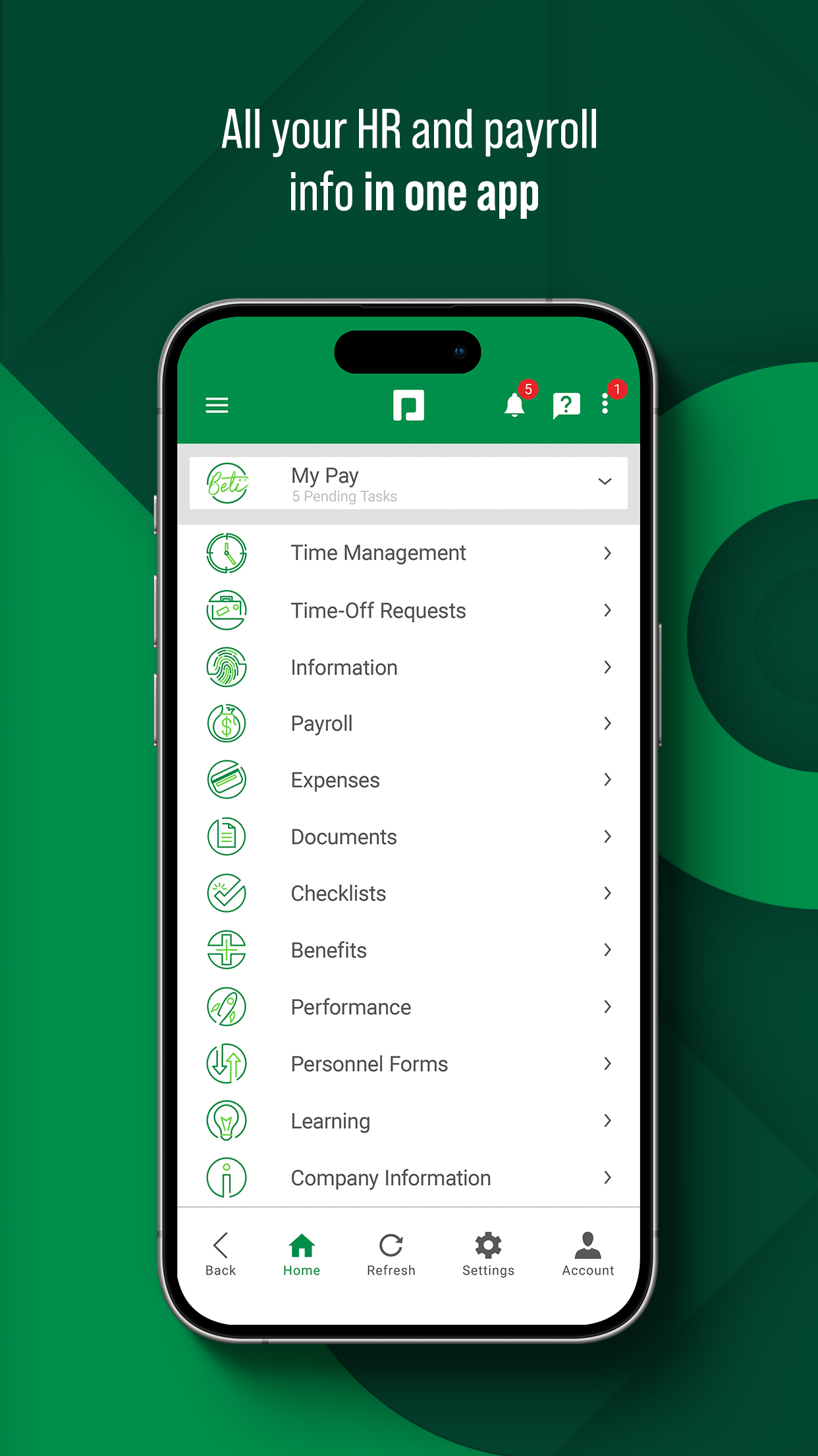 Paycom screenshot 1