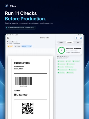 ZPLora: ZPL Label Viewer iPad screenshot
