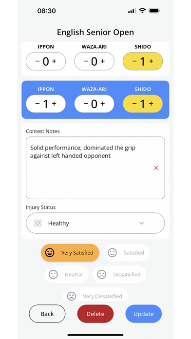 Judo Log Screenshot