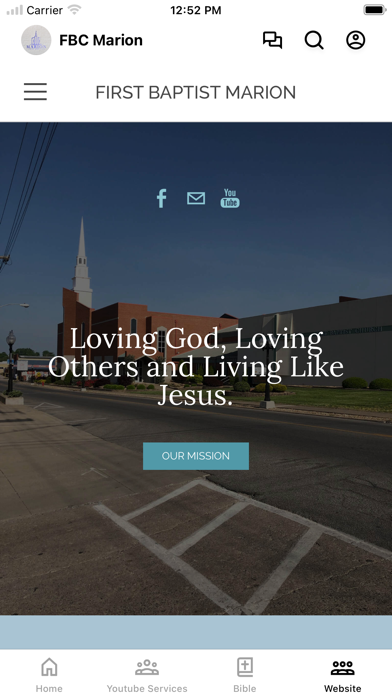 First Baptist Church Marion Screenshot