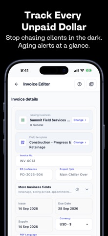 Invoice Maker ▸ Estimate Maker iPhone screenshot